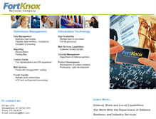 Tablet Screenshot of fortknoxnational.com
